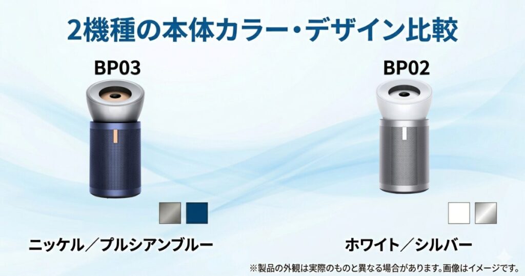 BP03とBP02の違いを比較！どちらがおすすめ？ダイソン空気清浄機について解説_カラー01